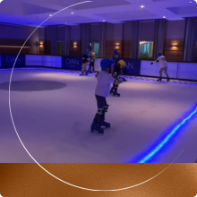 Pista de patinação de gelo