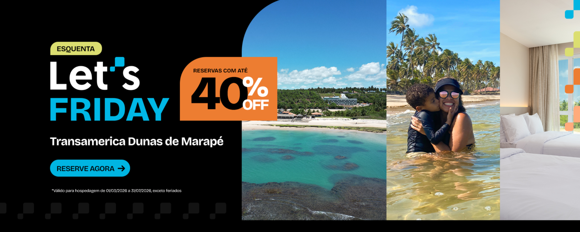 Black Friday Transamerica Dunas de Marapé grupo vip desconto de até 50% off