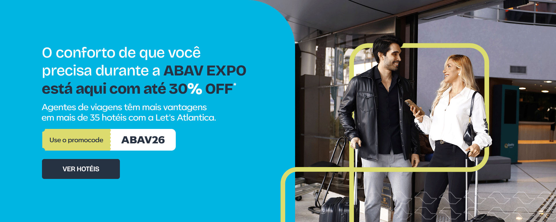 hoteis com desconto para ABAV EXPO
