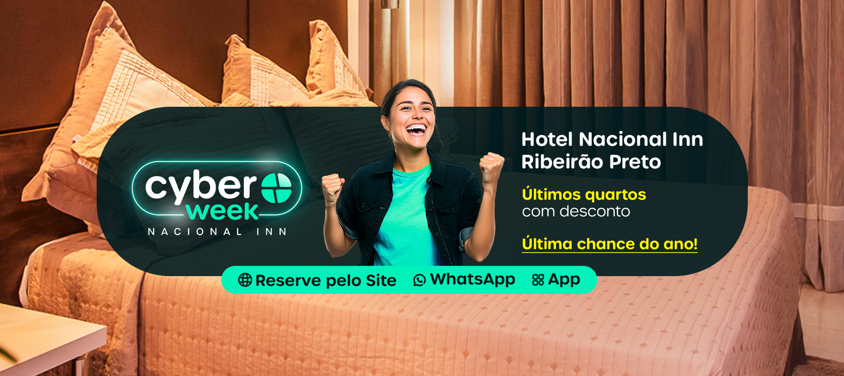 cyber week | Hotel Nacional Inn Ribeirão Preto