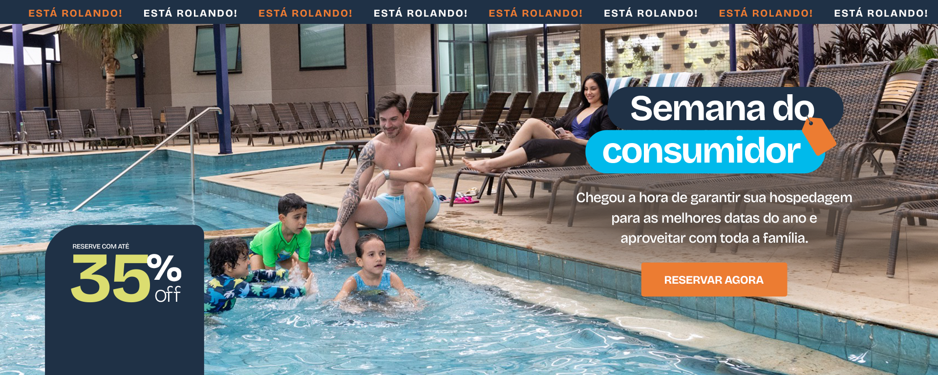 Está rolando a Semana do Consumidor Let's Atlantica | Cyan Resort com até 35% de desconto