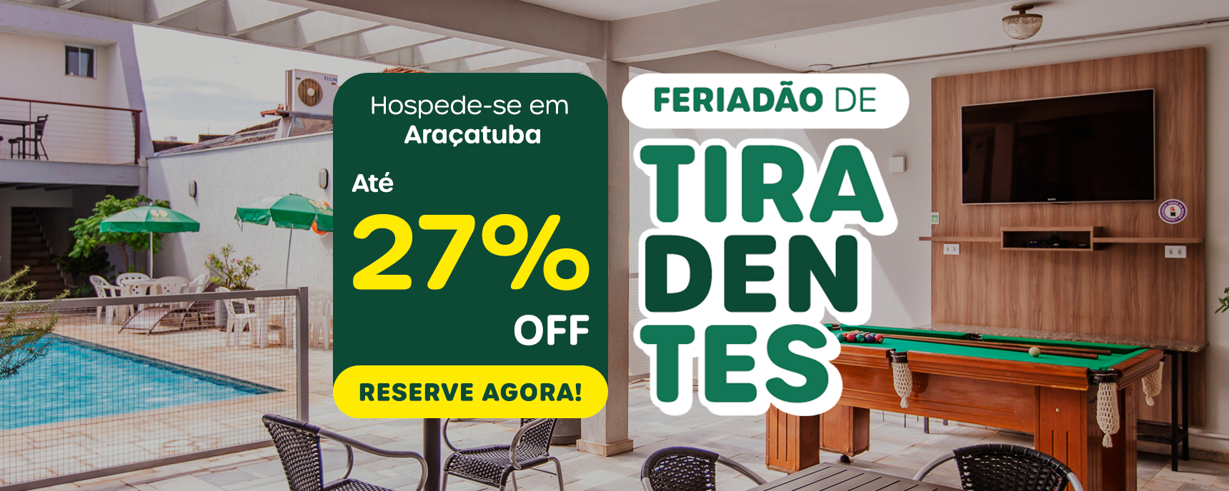 feriado tiradentes hospedagem araçatuba