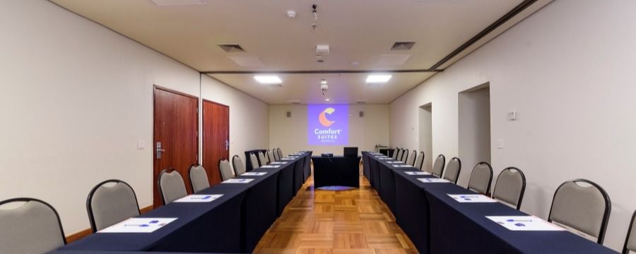 Capa da página de eventos do Comfort Suites Brasília