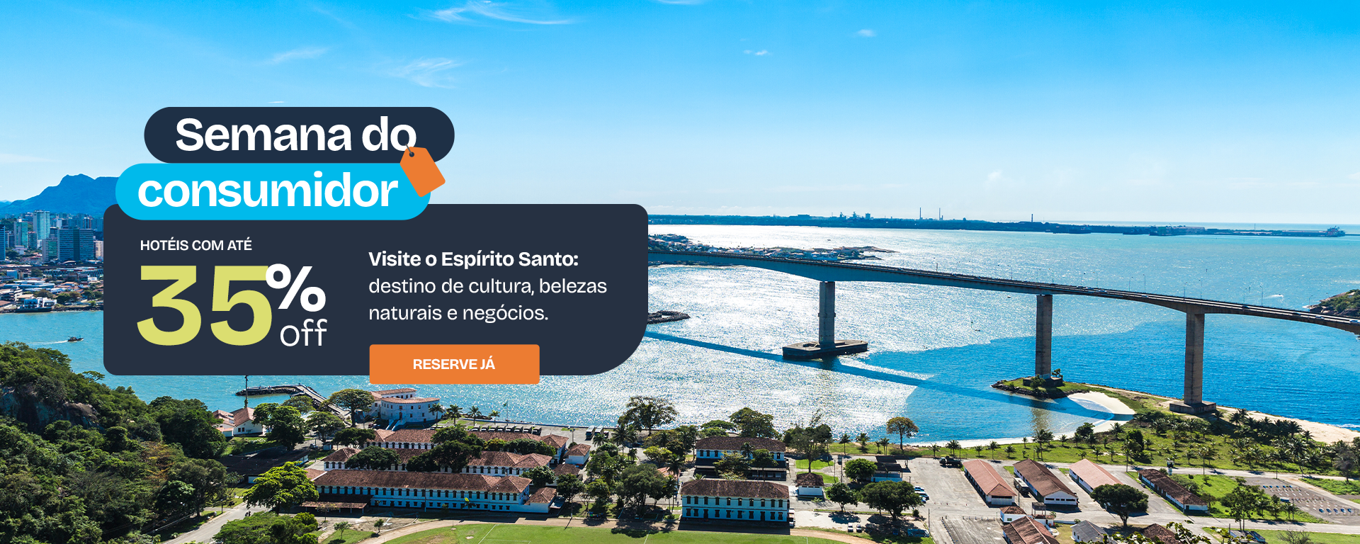 Está rolando a Semana do Consumidor Let's Atlantica | Hotéis com até 35% de desconto em Vitória