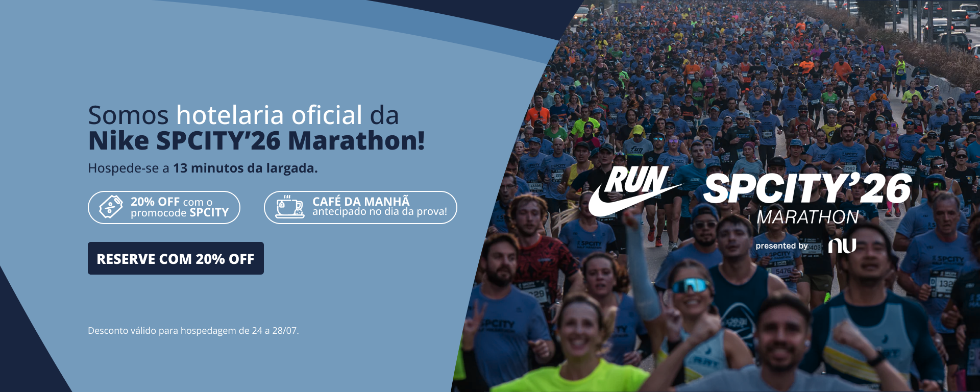 Banner Nike SPCity 26 Marathon Transamerica Executive Bela Cintra
