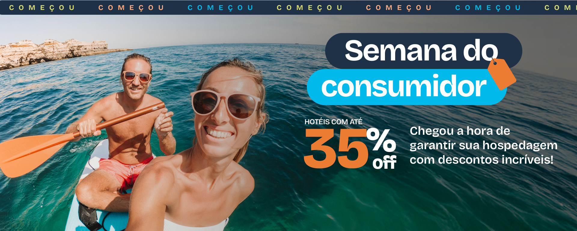 Começou a Semana do Consumidor Let's Atlantica | Hotéis com até 35% de desconto.