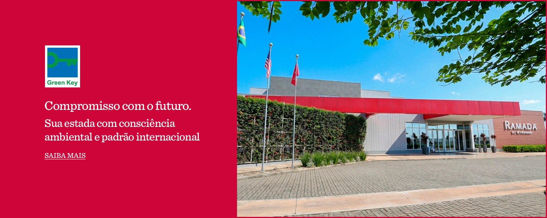 Conquistamos o selo internacional Green Key!