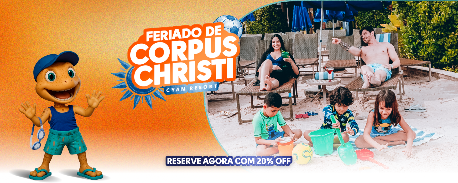 Réveillon 2027 no Cyan Resort by Atlantica - 30% de Desconto exclusivo para membros fidelidade Let's Atlantica