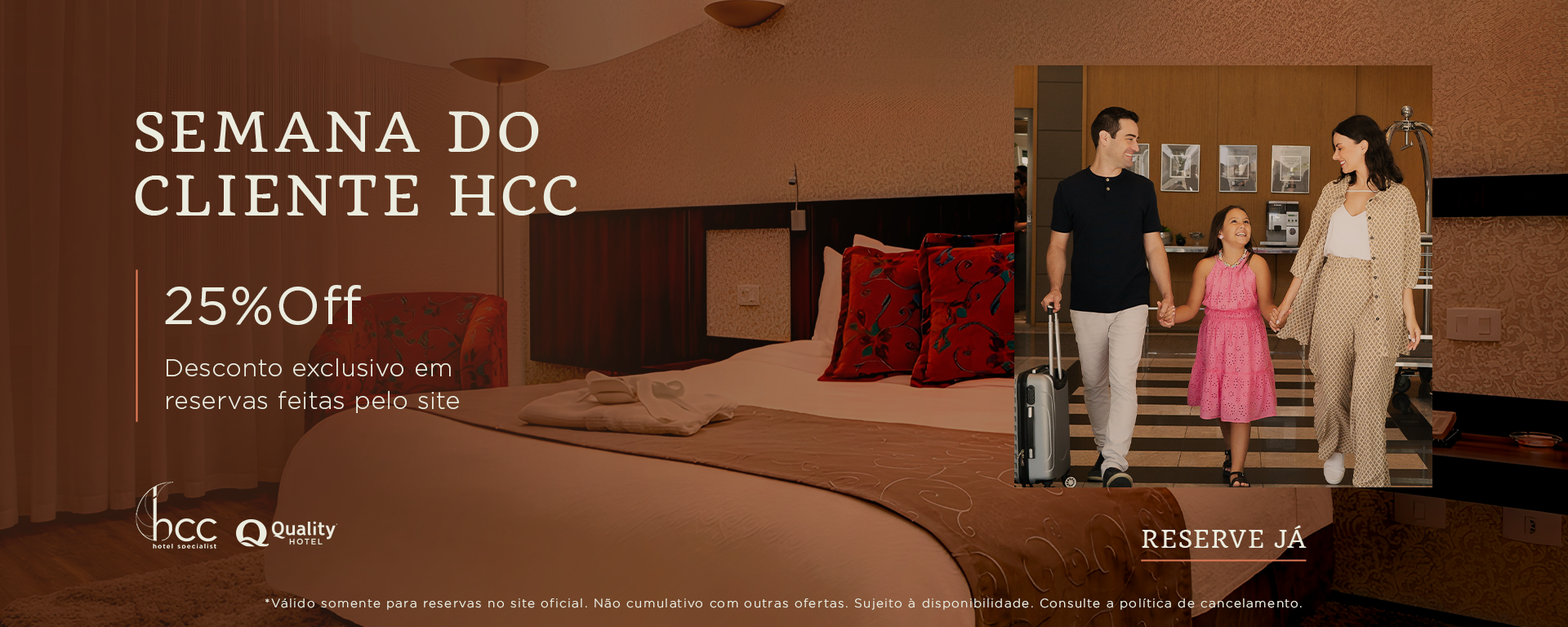 Semana do cliente HCC com 25% de desconto