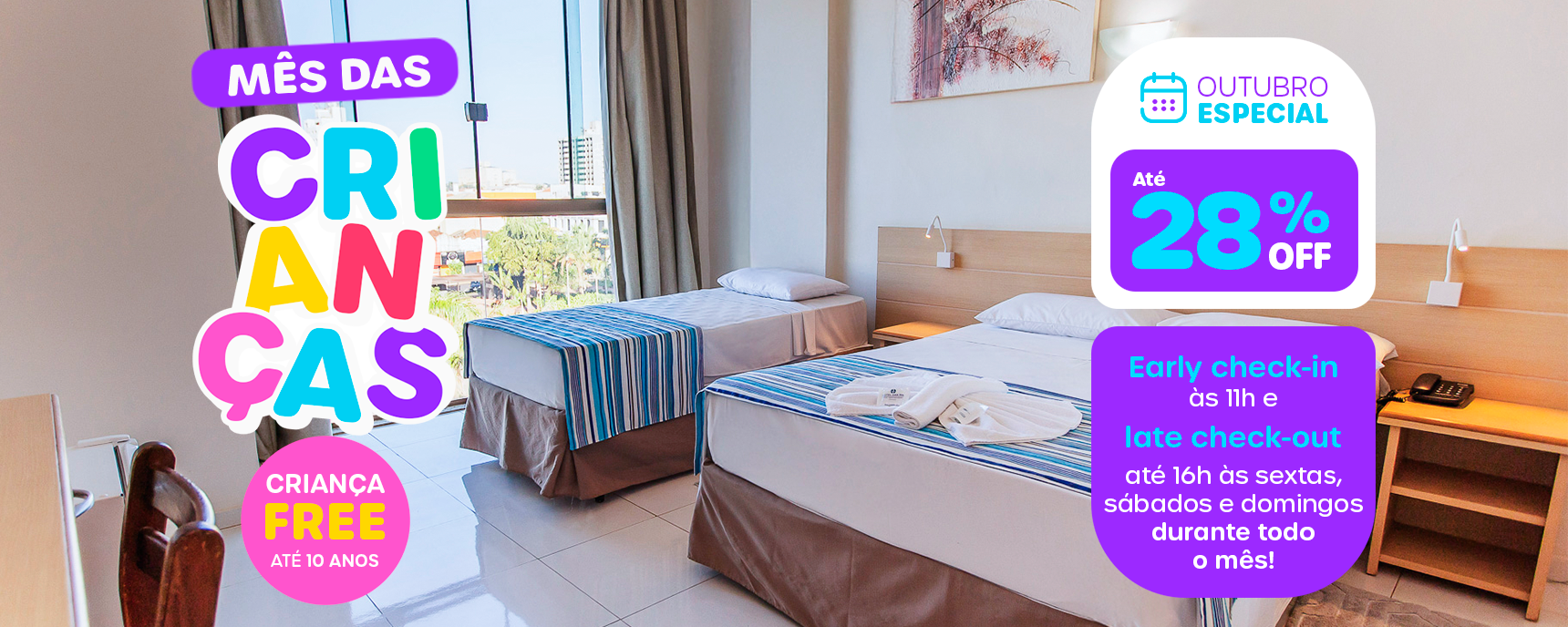 mês das crianças hotel dan inn barretos