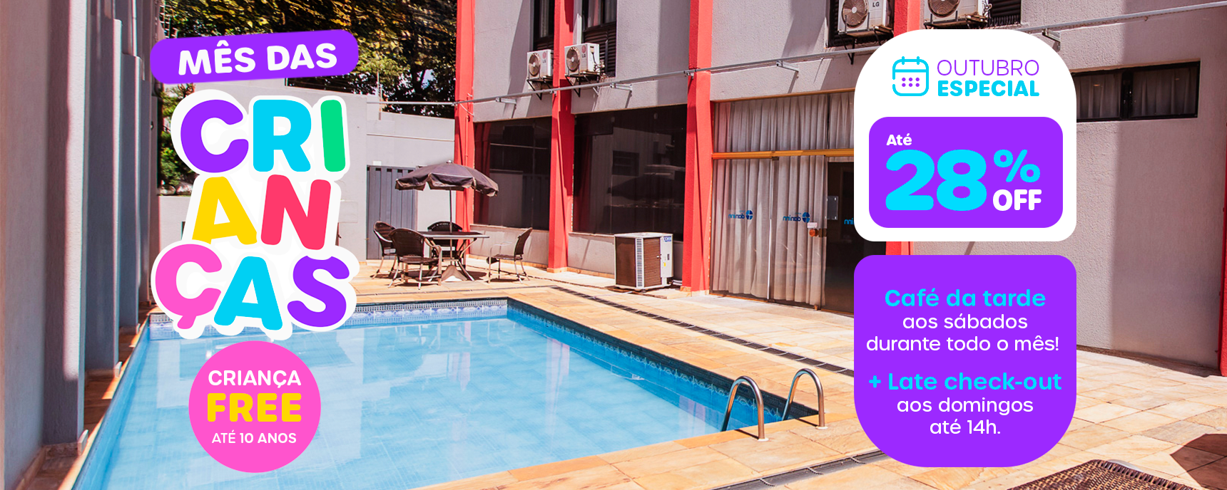 mês das crianças hotel dan inn araraquara