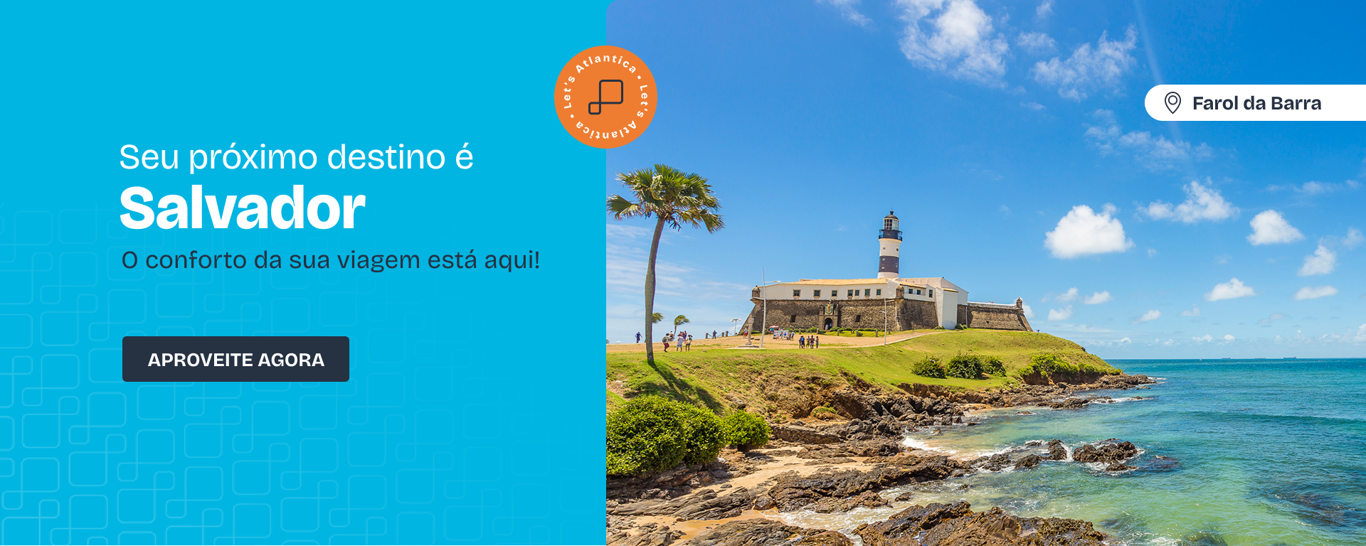 Banner com paisagem de Salvador