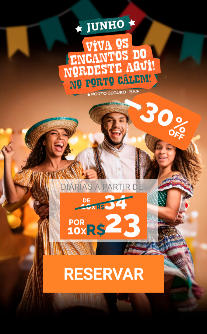 Viva os Encantos do Nordeste aqui no Porto Cálem