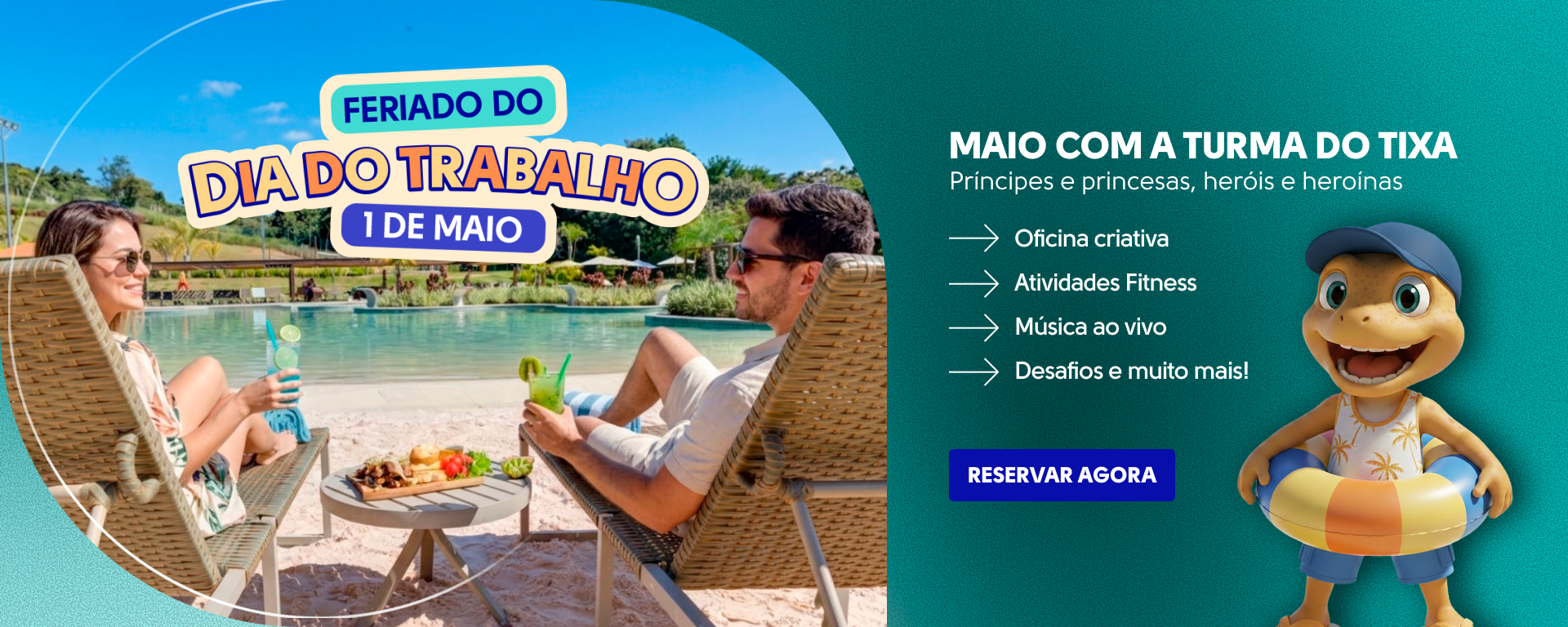 Feriado do Trabalhador no Cyan Resort