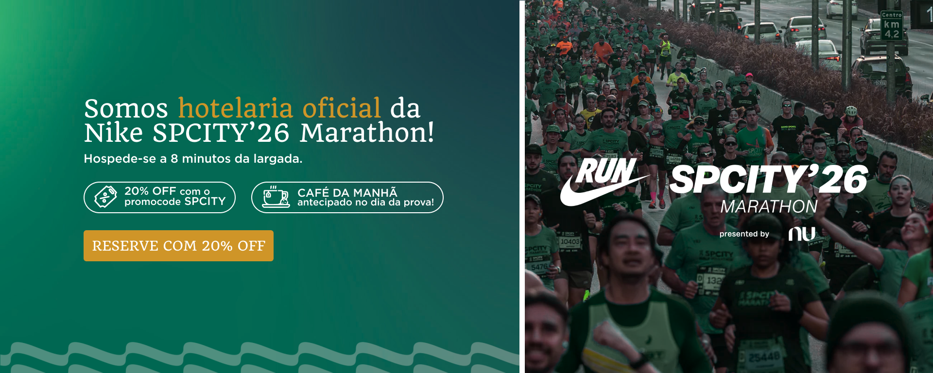 Banner Nike SPCity 26 Marathon Quality Oscar Freire