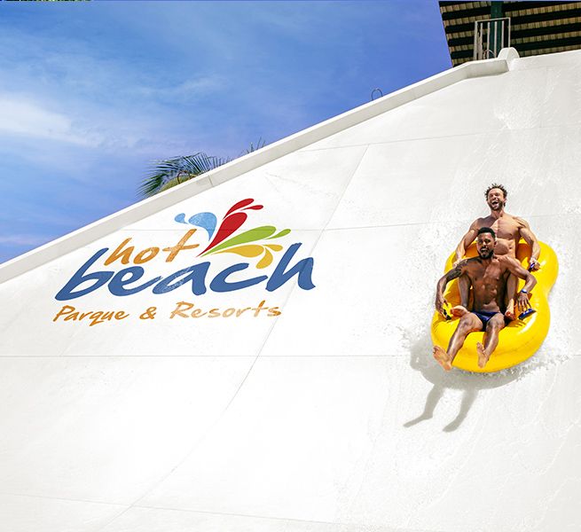 Hot Pipe, uma atração do parque aquático Hot Beach Olímpia voltada para quem procura muita emoção e diversão!