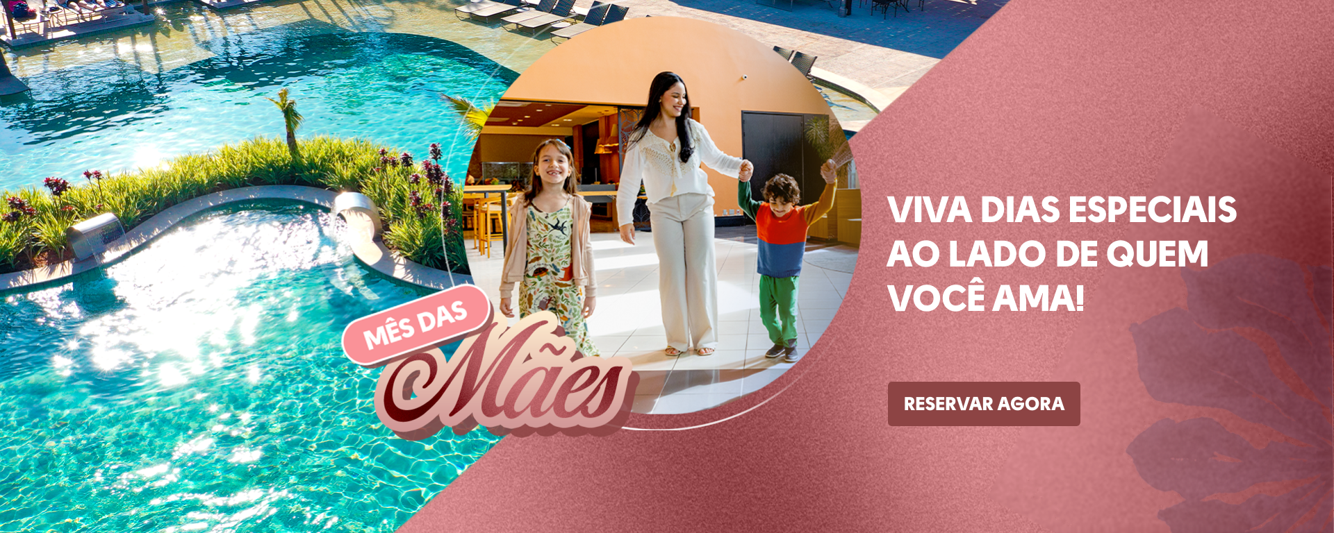 Curta o Dia das Mães no Cyan Resort