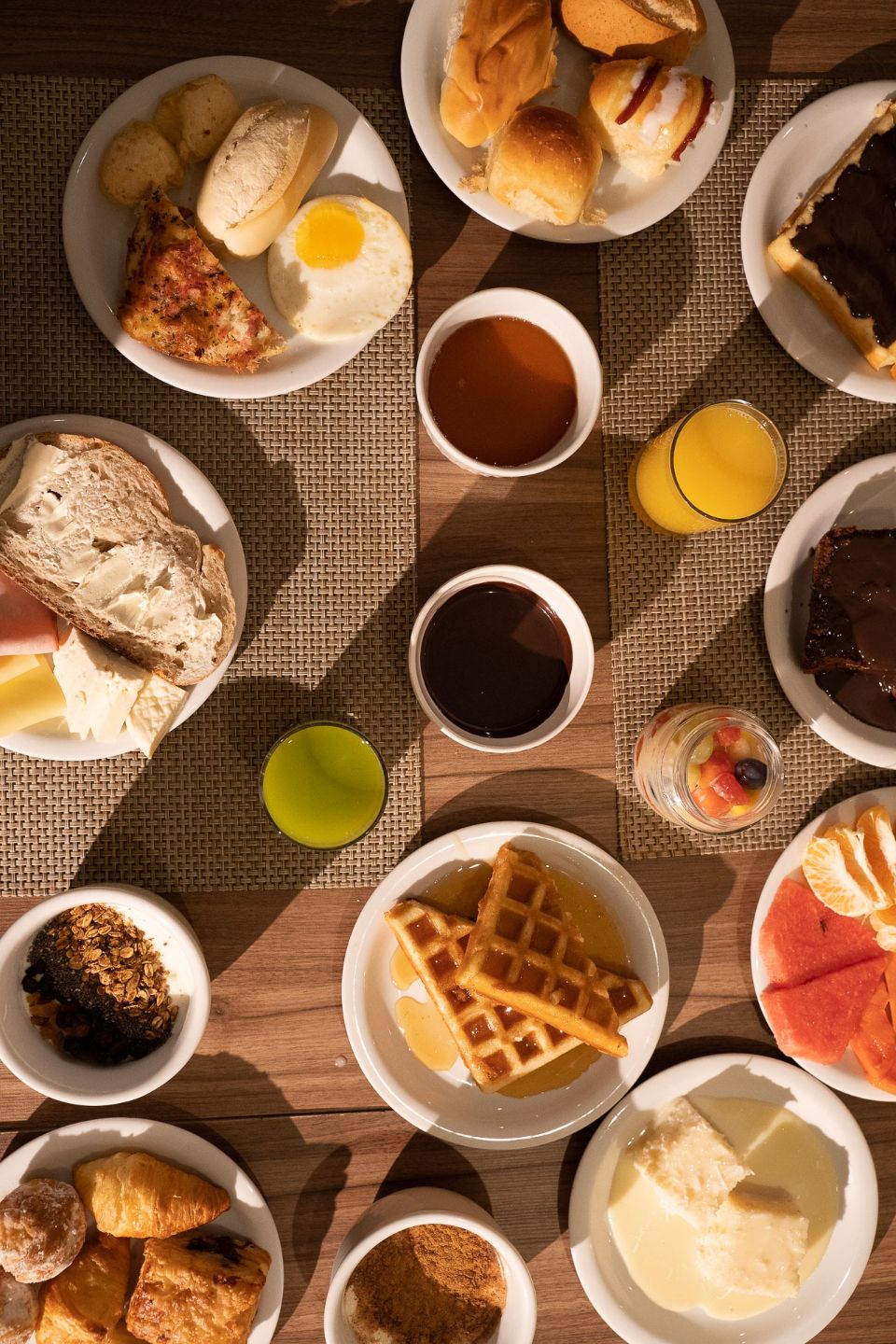 Café da manhã servido no Restaurante Origens