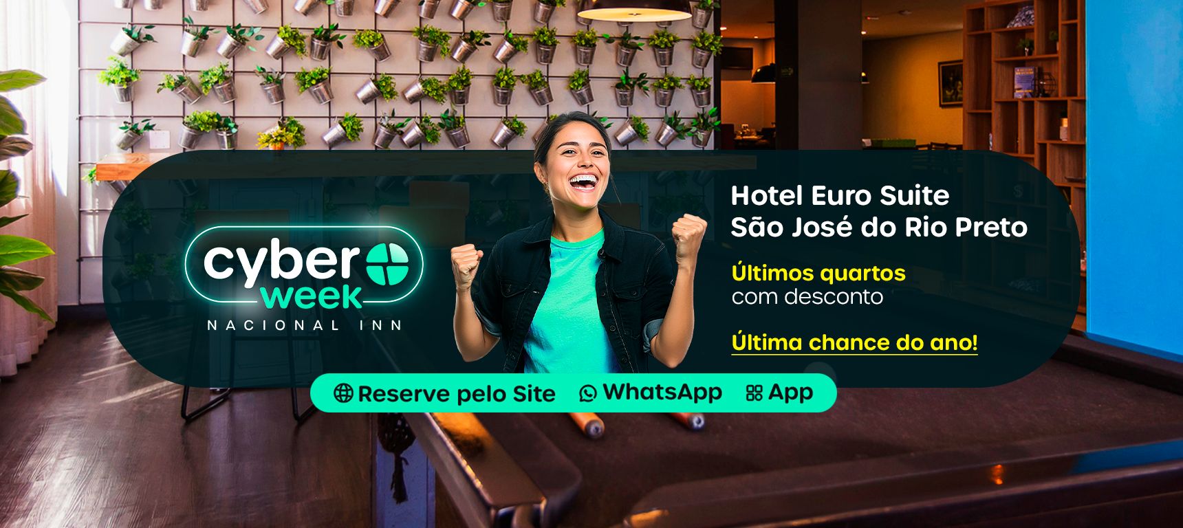 Cyber Week | Hotel Euro Suite São José do Rio Preto
