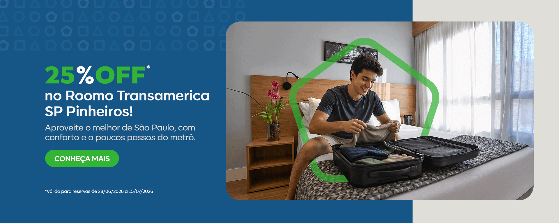 25 % OFF no Transamerica SP Pinheiro