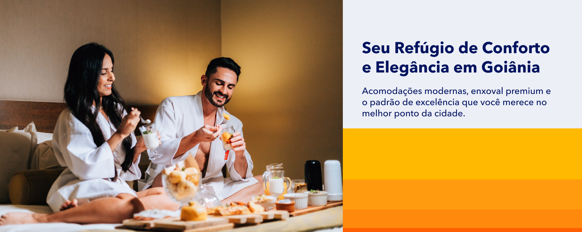 Quartos do Comfort Suites Flamboyant Goiânia