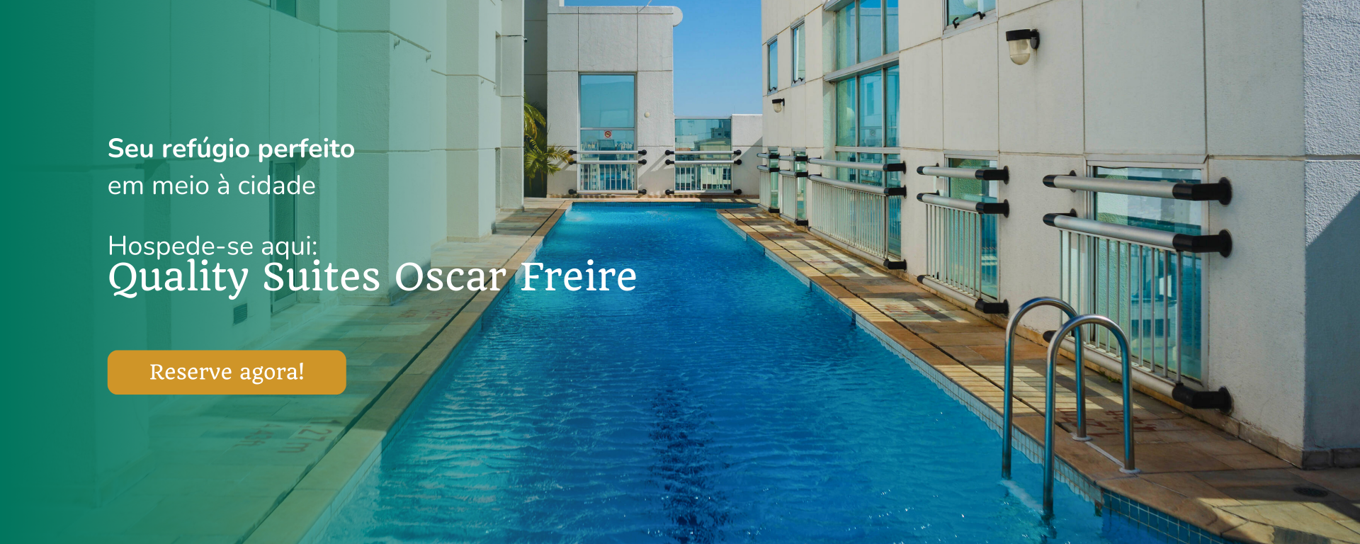 Piscina do rooftop Quality Oscar Freire