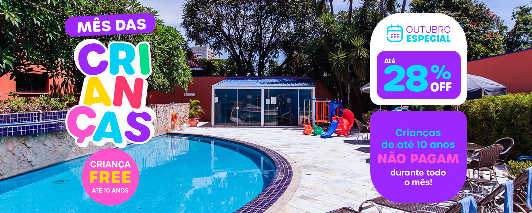 mês das crianças hotel golden park ribeirão preto