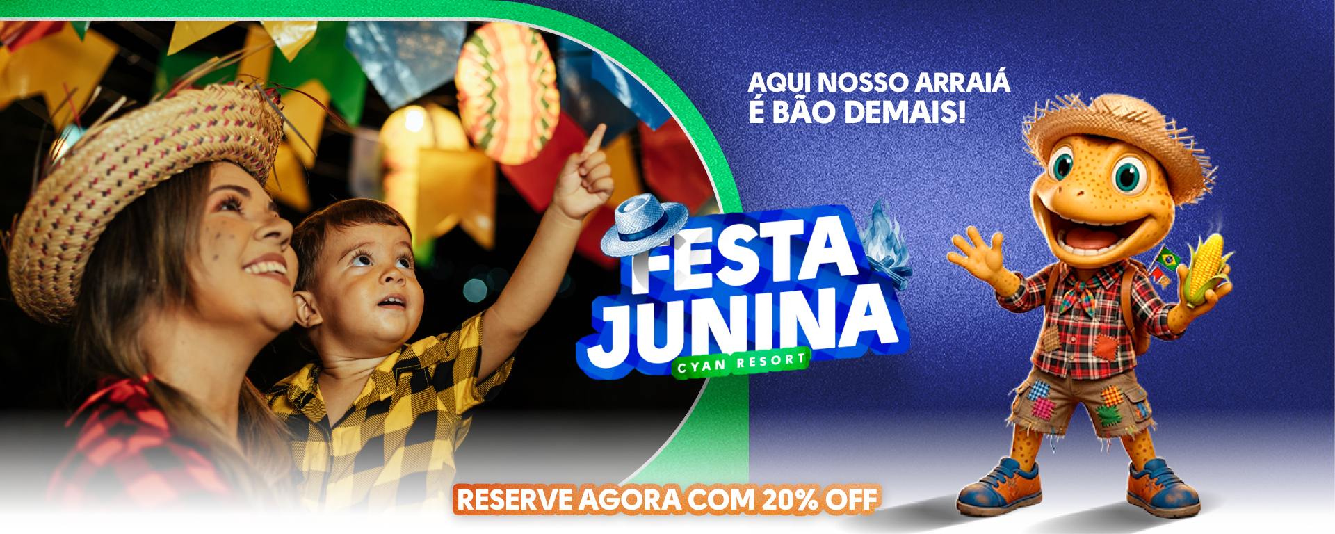 Réveillon 2027 no Cyan Resort by Atlantica - 30% de Desconto exclusivo para membros fidelidade Let's Atlantica