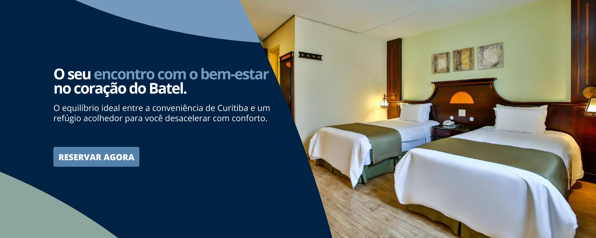 Banner com quarto Transamerica Executive Curitiba Batel