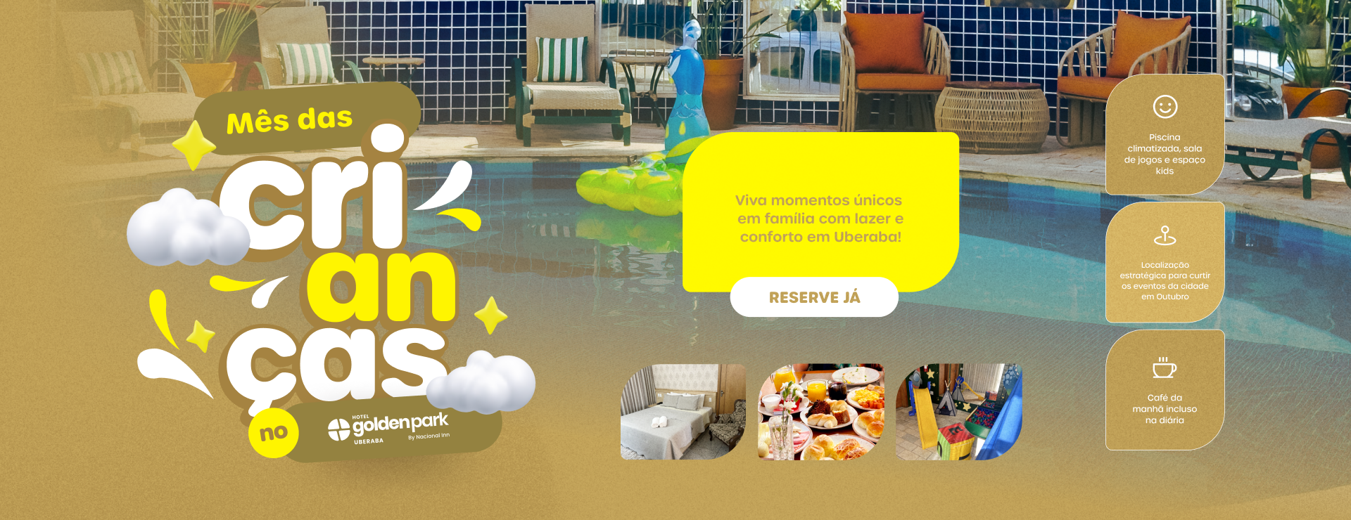 Hotel Golden Park Uberaba - Mês Das Crianças