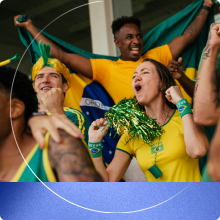 Telão para assistir os jogos