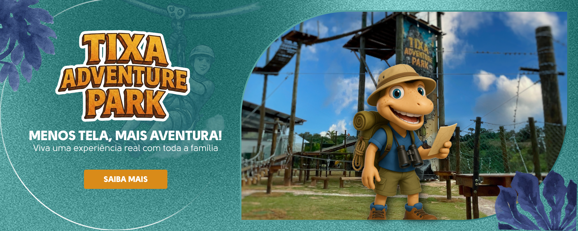 Banner Cyan Tixa Adventure park