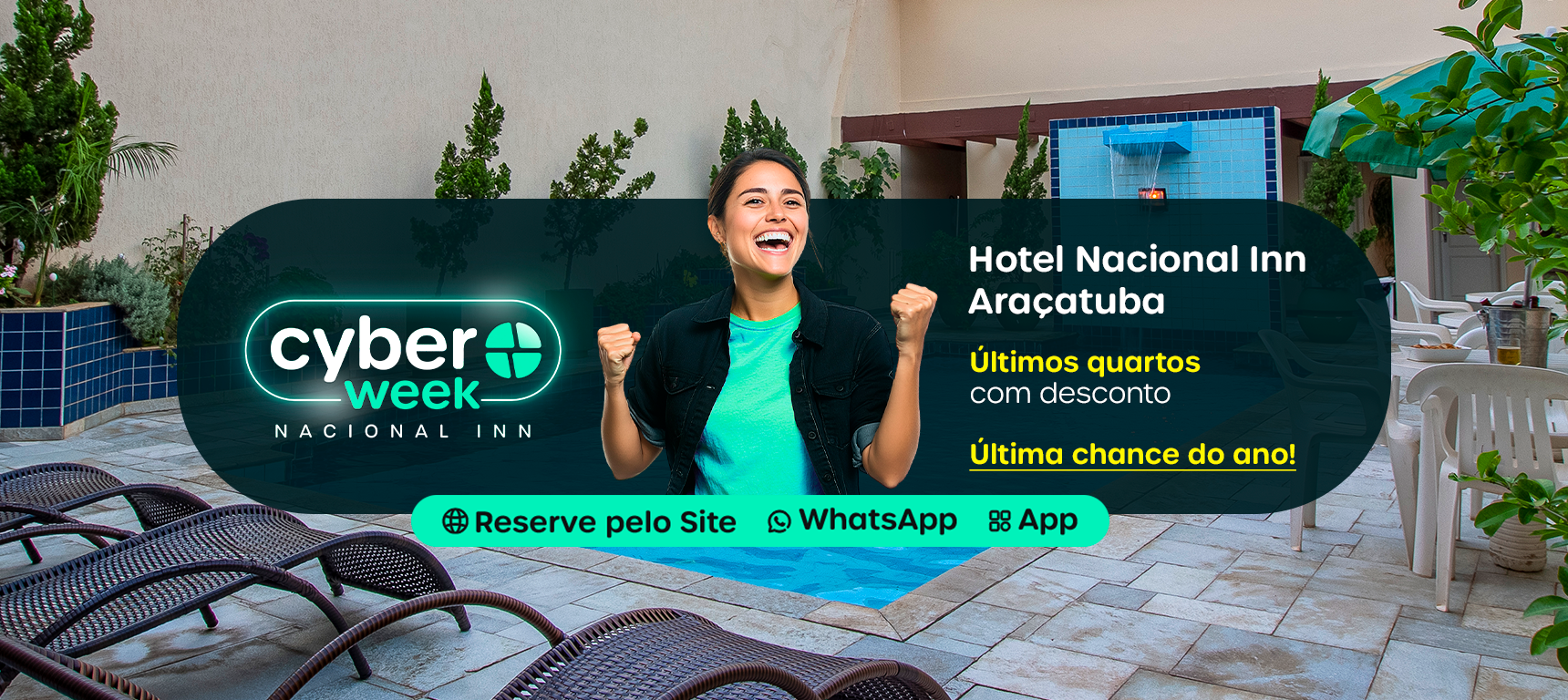 cyber week | Hotel Nacional Inn Araçatuba