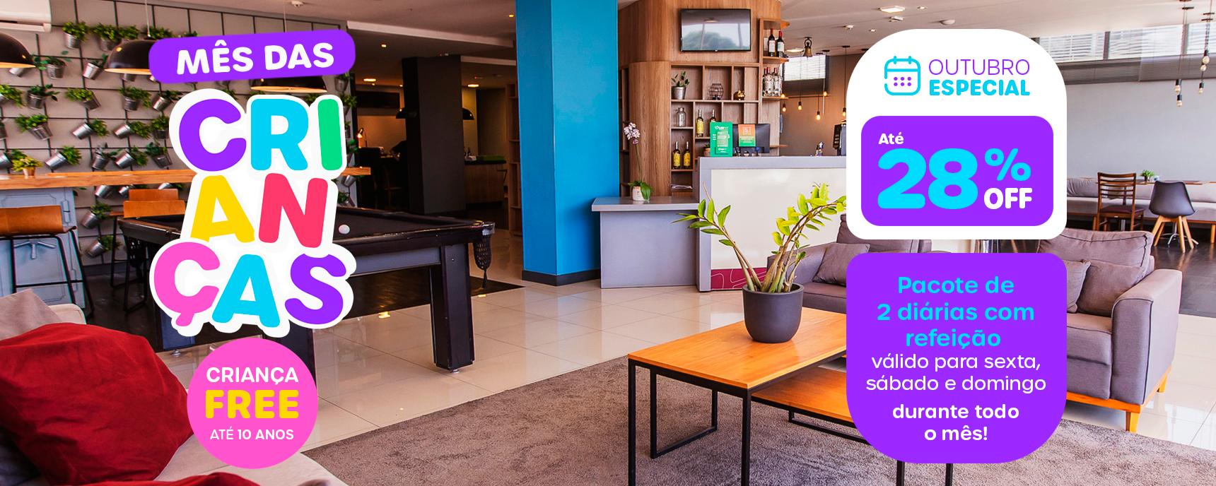 mês das crianças hotel euro suite são josé do rio preto