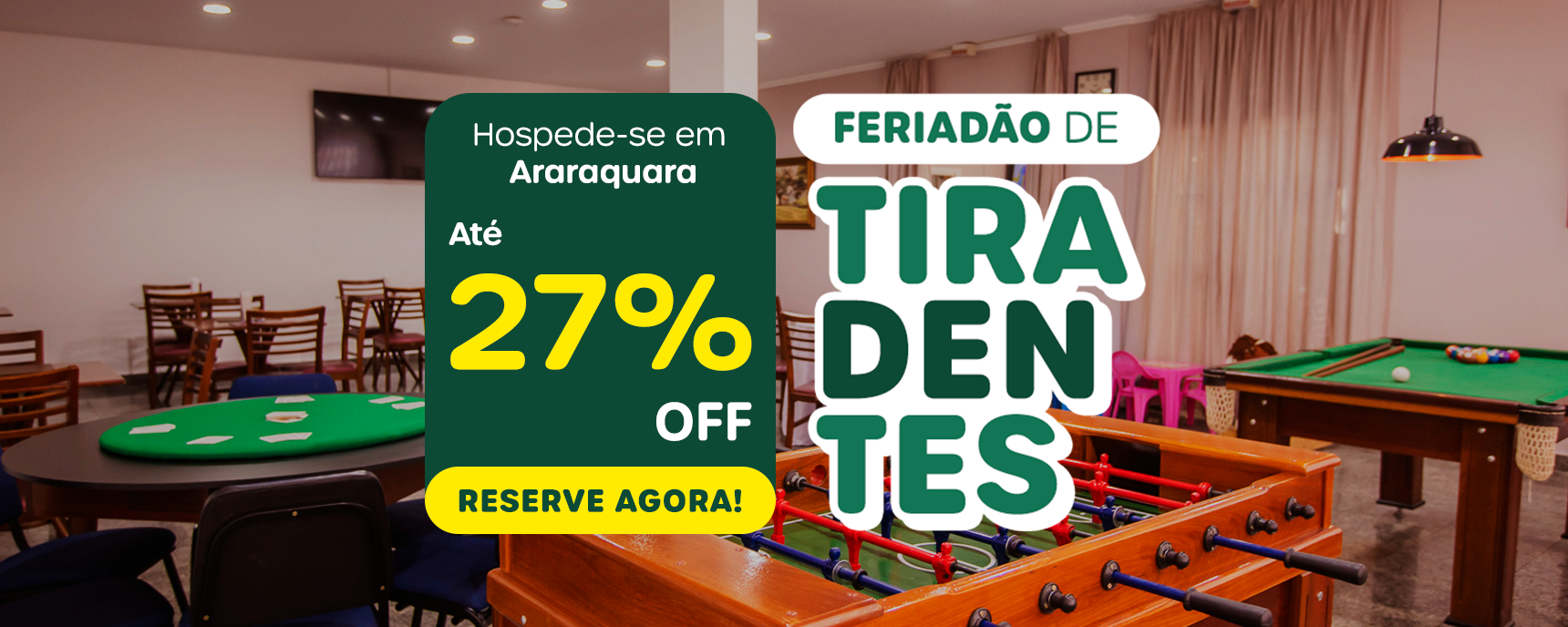 feriado tiradentes hospedagem araraquara