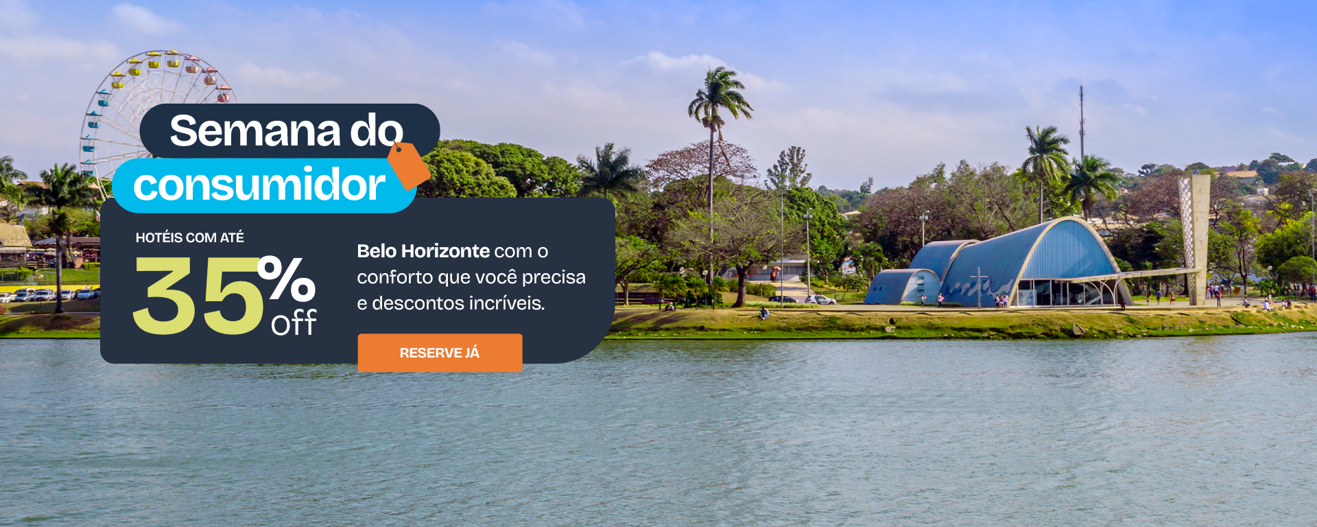 Começou a Semana do Consumidor Let's Atlantica | Hotéis com até 35% de desconto em Belo Horizonte